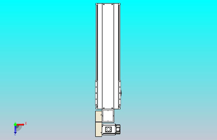 皮带直线轴半封闭可选导轨TPA-HNB-220D-176-L550-ML-Y-P1K-N3
