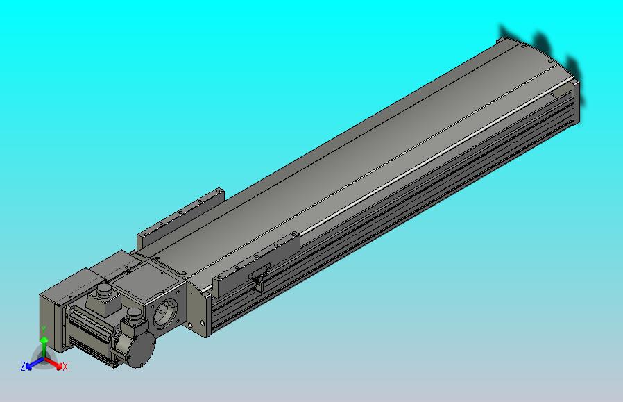 皮带直线轴半封闭可选导轨TPA-HNB-220D-176-L650-ML-Y-P1K-N3
