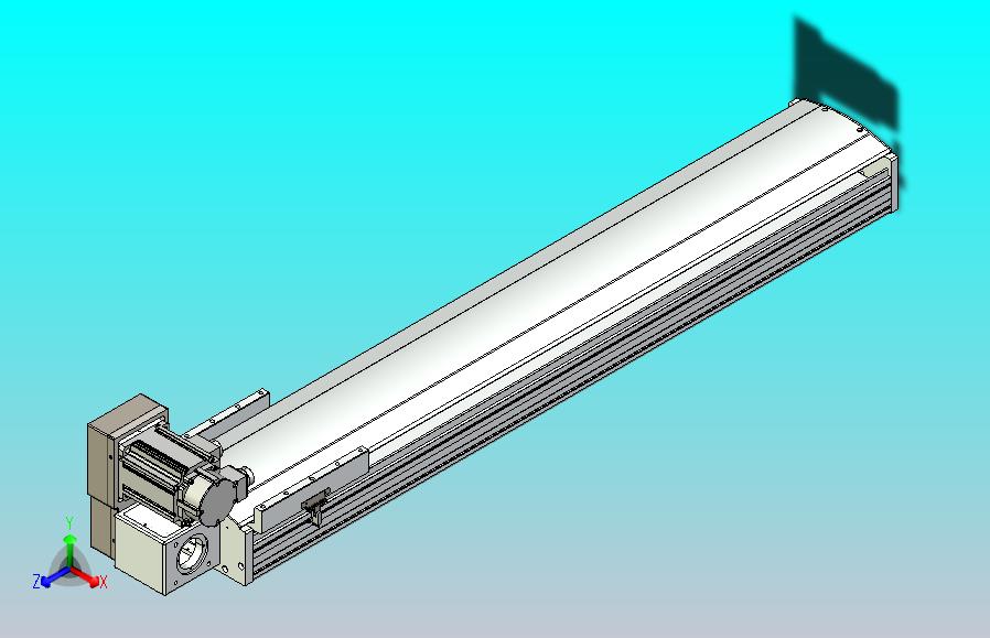 皮带直线轴半封闭可选导轨TPA-HNB-220D-176-L1000-LU-Y-P1K-N3