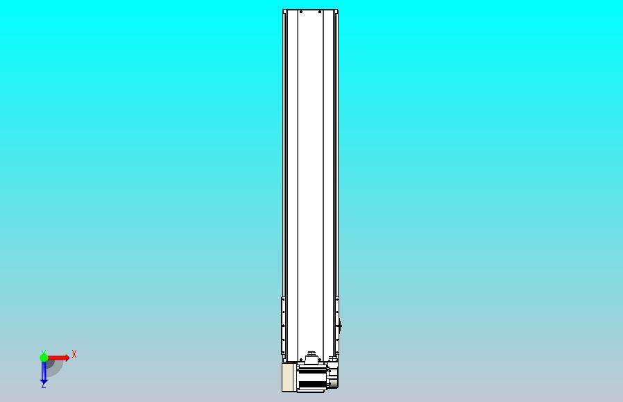 皮带直线轴半封闭可选导轨TPA-HNB-220D-176-L1000-LU-Y-P1K-N3