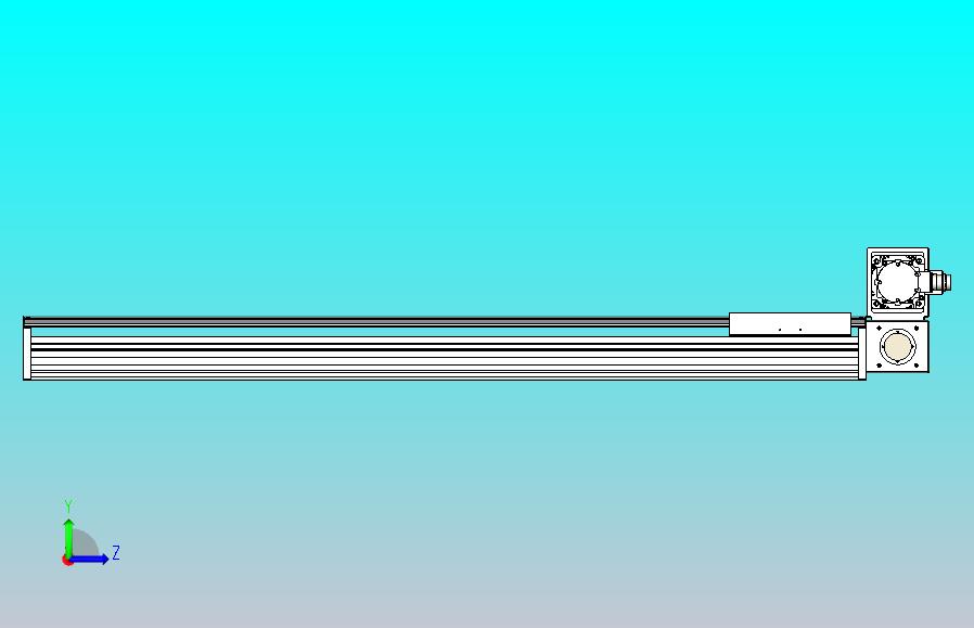 皮带直线轴半封闭可选导轨TPA-HNB-220D-176-L1200-RU-Y-P1K-N3