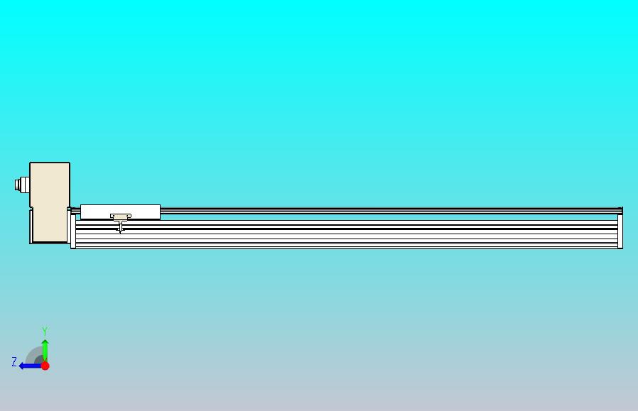 皮带直线轴半封闭可选导轨TPA-HNB-220D-176-L1200-RU-Y-P1K-N3