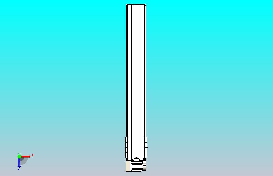 皮带直线轴半封闭可选导轨TPA-HNB-220D-176-L1300-LU-Y-P1K-N3