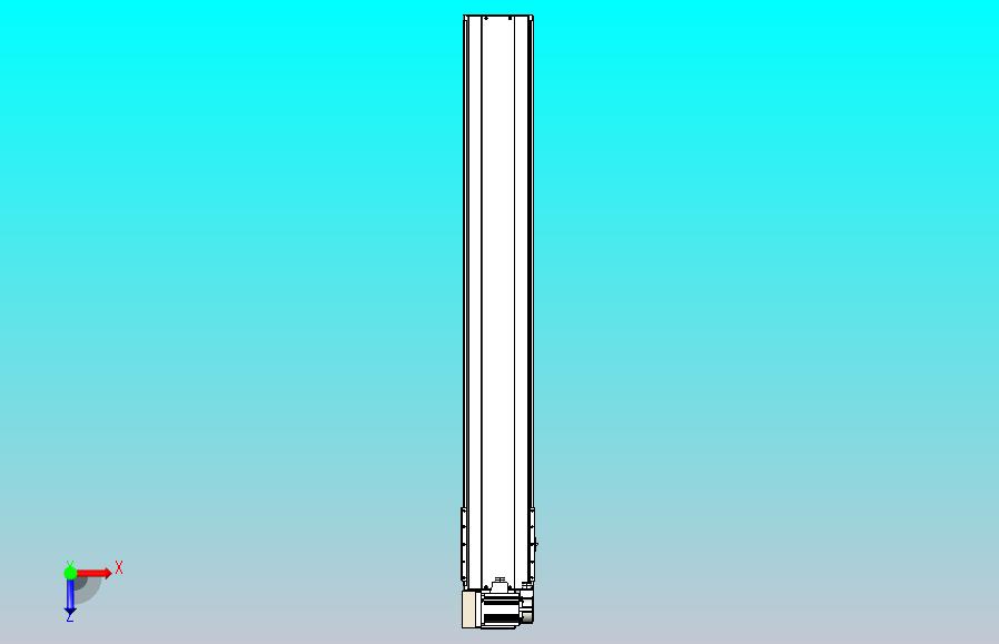 皮带直线轴半封闭可选导轨TPA-HNB-220D-176-L1400-LU-Y-P1K-N3