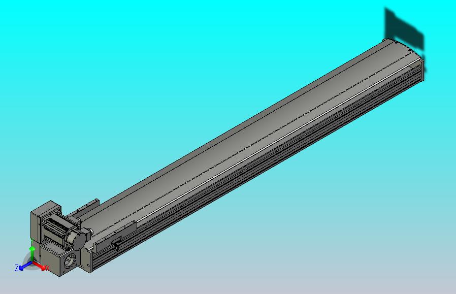 皮带直线轴半封闭可选导轨TPA-HNB-220D-176-L1500-LU-Y-P1K-N3