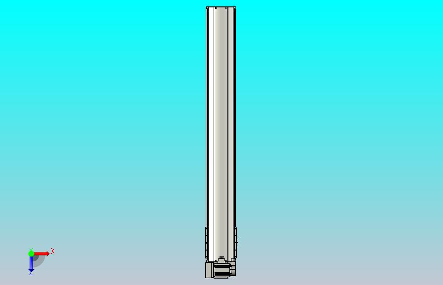 皮带直线轴半封闭可选导轨TPA-HNB-220D-176-L1500-LU-Y-P1K-N3