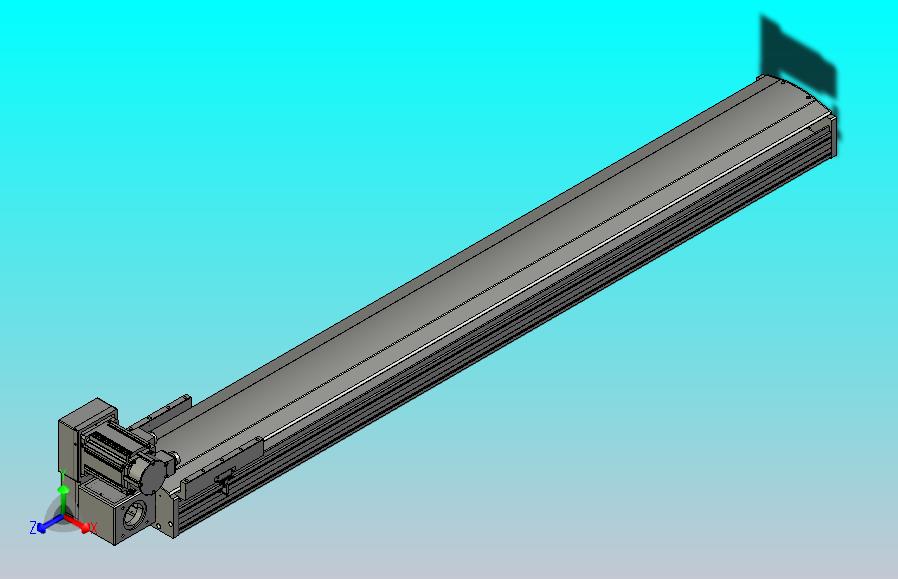 皮带直线轴半封闭可选导轨TPA-HNB-220D-176-L1550-LU-Y-P1K-N3