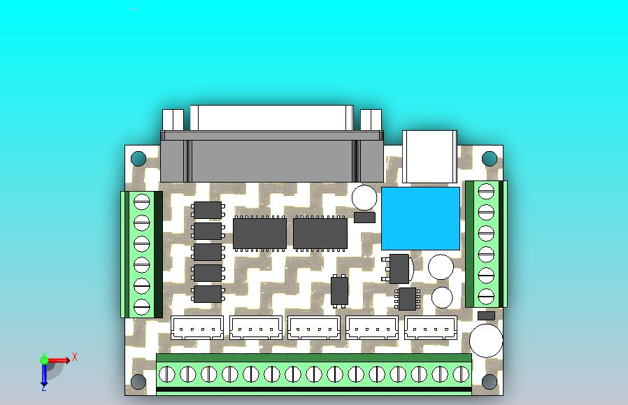5轴CPU控制器XHGMAK 5 Axis CNC 交换机