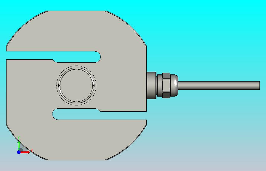 IP68防水不锈钢S型称重传感器500kg 1t，带M12螺纹孔