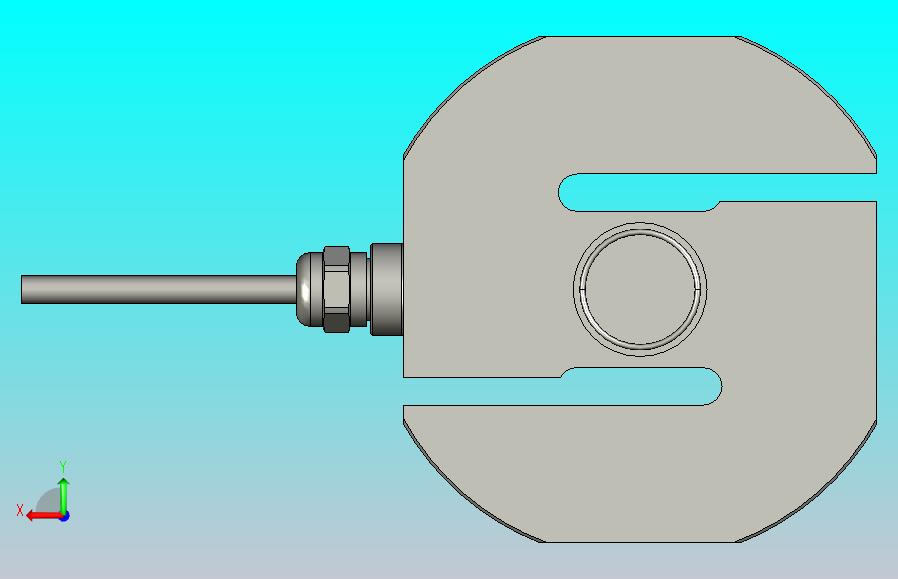 IP68防水不锈钢S型称重传感器500kg 1t，带M12螺纹孔