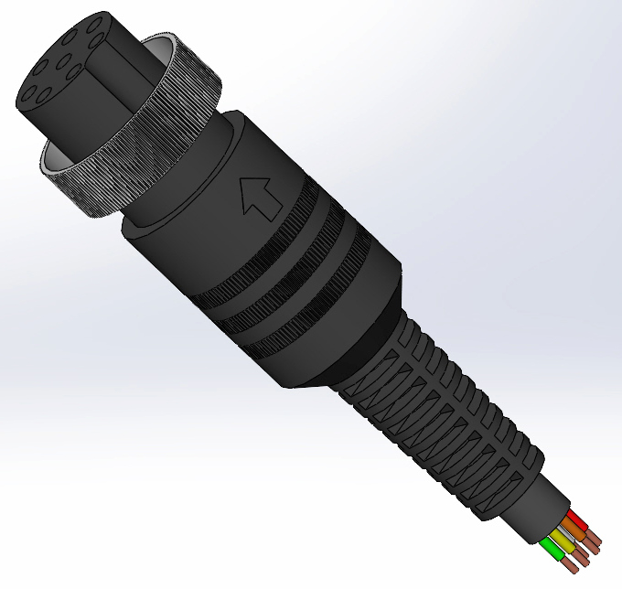 接口连接器 GX16-8pin