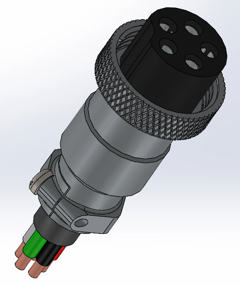 连接器 GX16-5pin