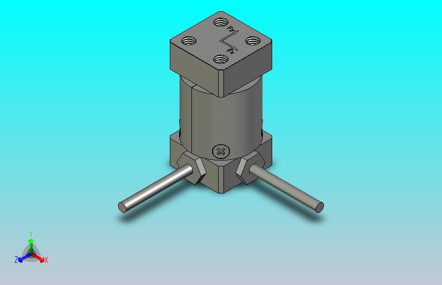 小型双轴力传感器0-1kN法兰式双轴称重传感器LCM2A