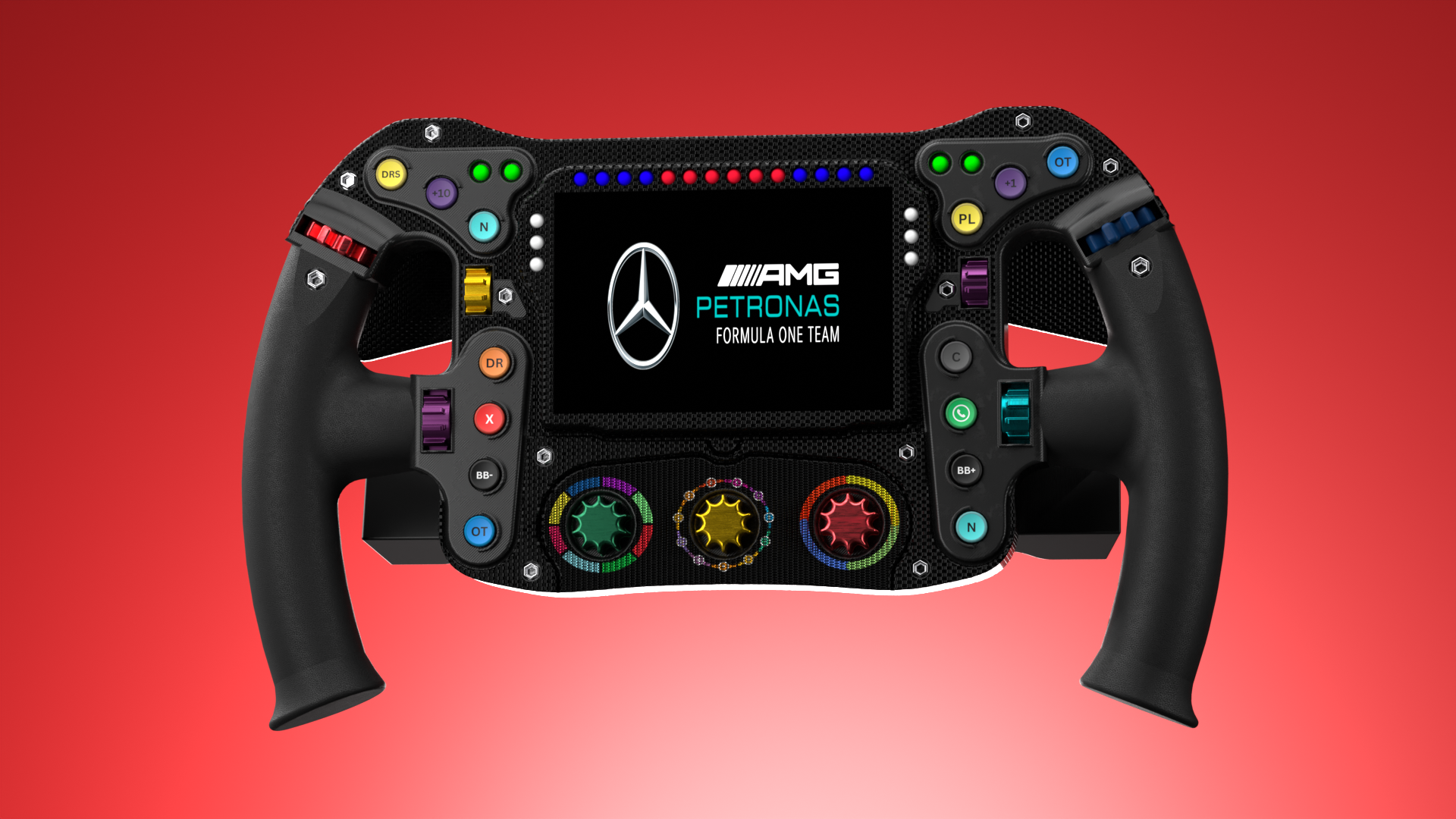 梅赛德斯f1方向盘的3D模型