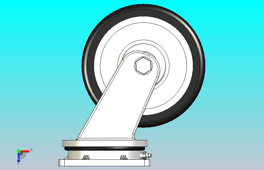 脚轮160x50