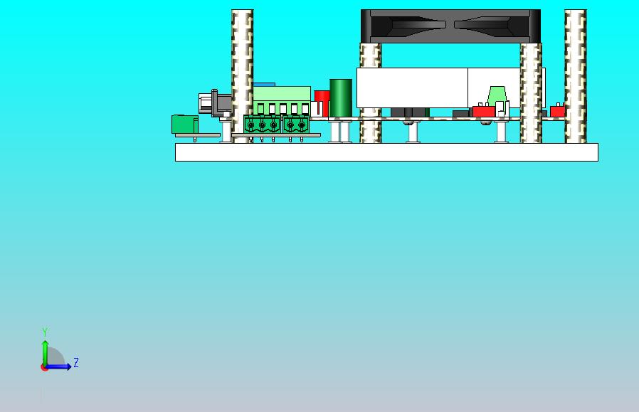 数控单元安装设计(CNC 5Axis控制器);4 个 TB6600 4.5A 驱动器单元3 转换费;2 个风扇 8015