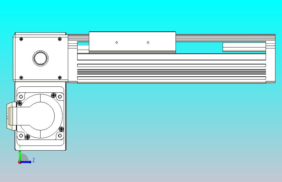 皮带直线轴半封闭可选导轨TPA-HNB-105D-90-L50-LP-Y-P20-N3