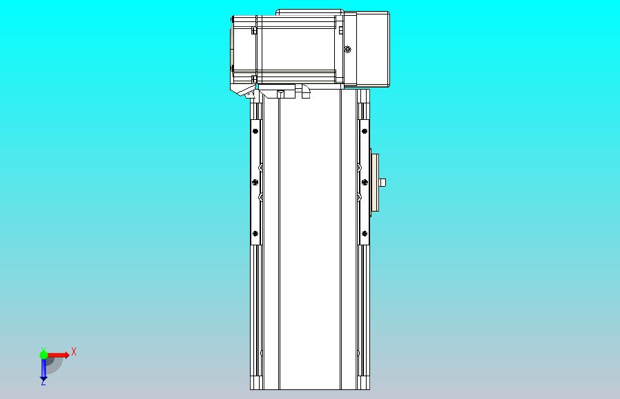 皮带直线轴半封闭可选导轨TPA-HNB-105D-90-L50-LU-Y-P20-N3