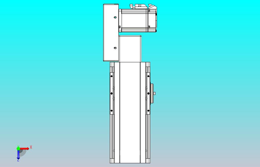 皮带直线轴半封闭可选导轨TPA-HNB-105D-90-L50-MR-Y-P20-N3