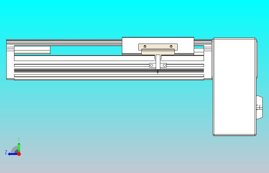 皮带直线轴半封闭可选导轨TPA-HNB-105D-90-L100-LP-Y-P20-N3