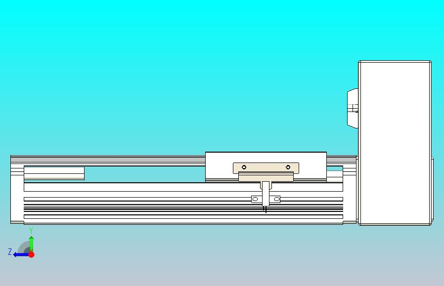 皮带直线轴半封闭可选导轨TPA-HNB-105D-90-L100-LU-Y-P20-N3