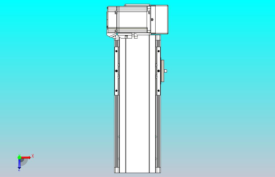 皮带直线轴半封闭可选导轨TPA-HNB-105D-90-L100-LU-Y-P20-N3