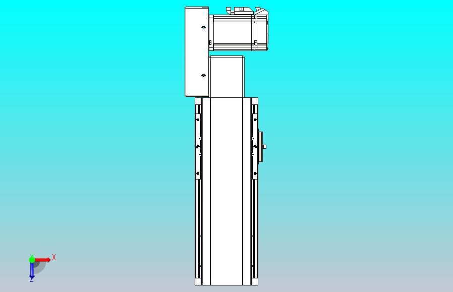 皮带直线轴半封闭可选导轨TPA-HNB-105D-90-L100-MR-Y-P20-N3