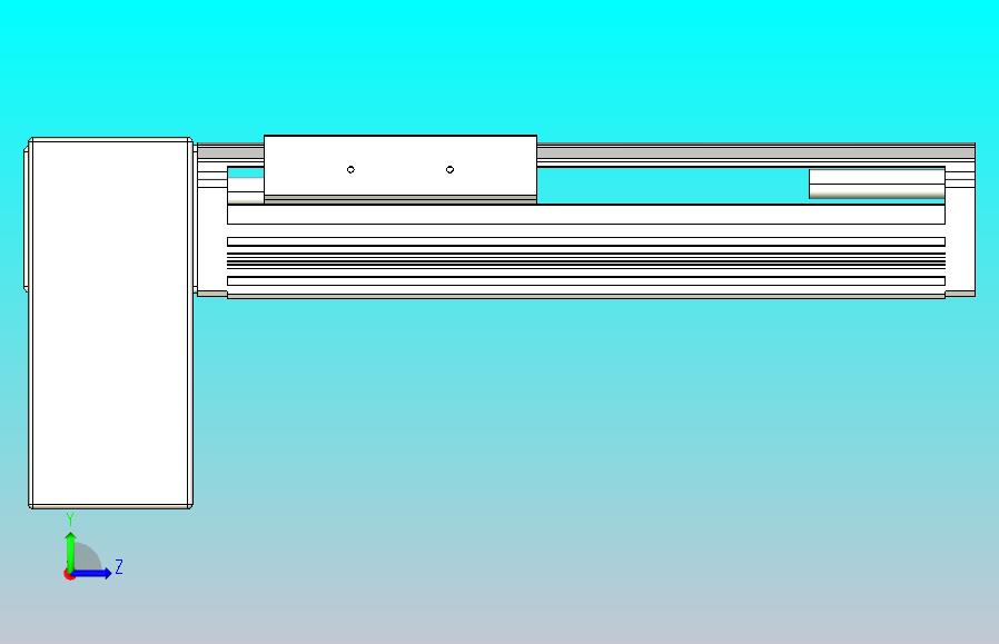 皮带直线轴半封闭可选导轨TPA-HNB-105D-90-L100-RP-Y-P20-N3