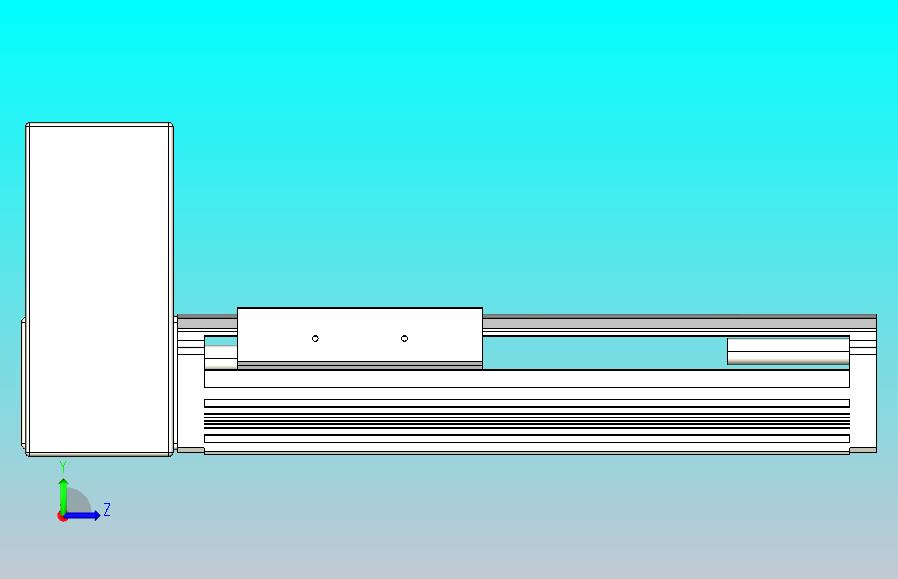 皮带直线轴半封闭可选导轨TPA-HNB-105D-90-L100-RU-Y-P20-N3