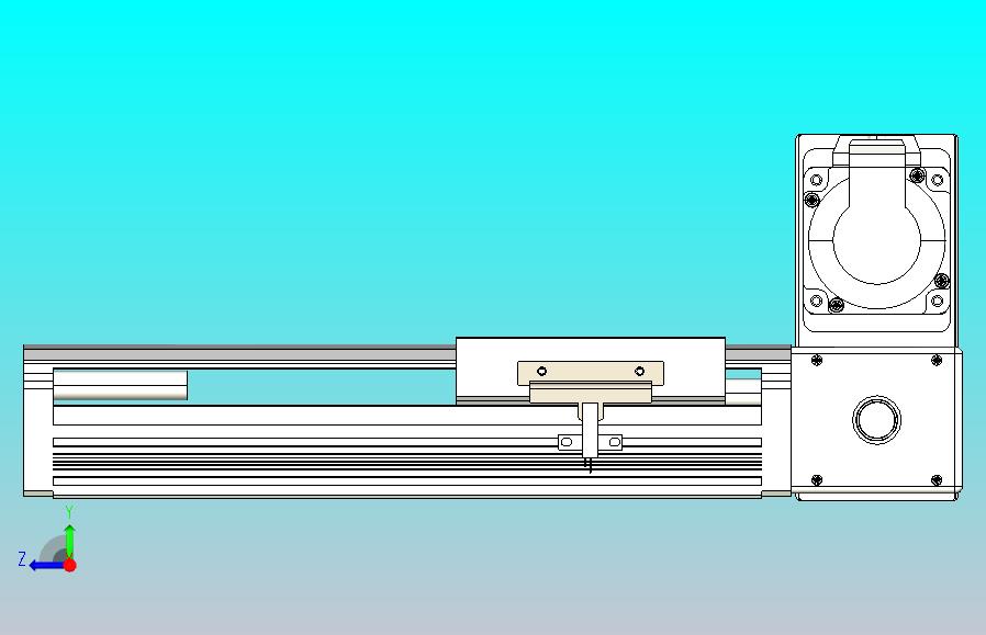 皮带直线轴半封闭可选导轨TPA-HNB-105D-90-L100-RU-Y-P20-N3