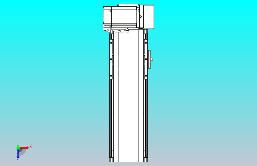 皮带直线轴半封闭可选导轨TPA-HNB-105D-90-L150-LU-Y-P20-N3