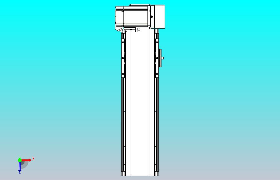 皮带直线轴半封闭可选导轨TPA-HNB-105D-90-L200-LU-Y-P20-N3