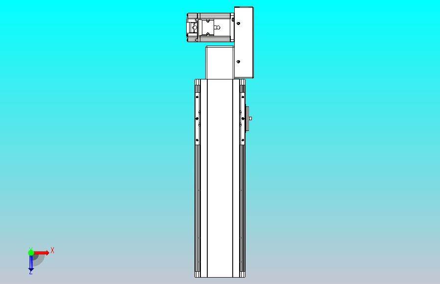 皮带直线轴半封闭可选导轨TPA-HNB-105D-90-L200-ML-Y-P20-N3