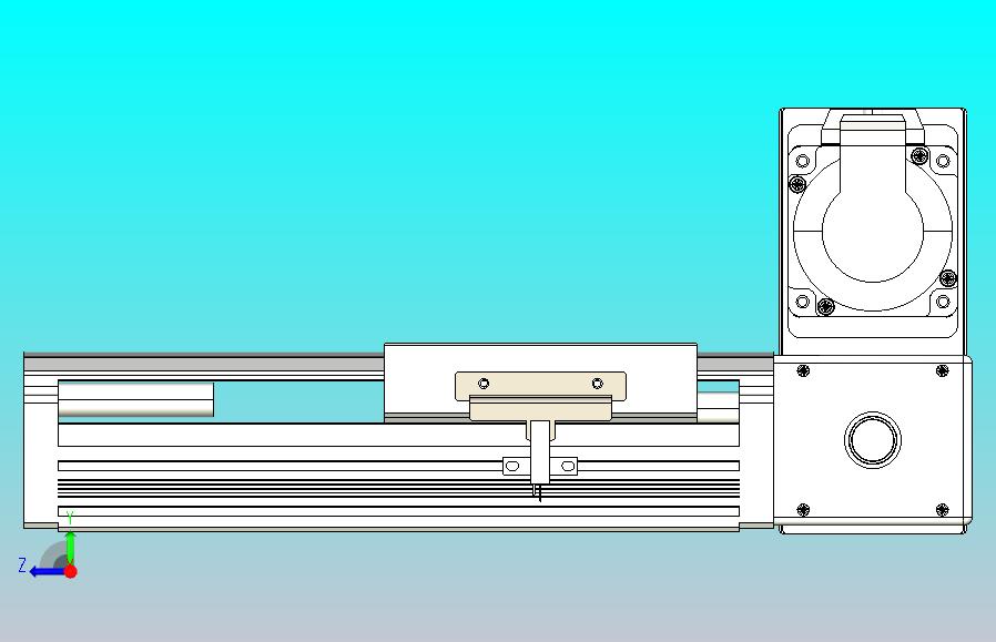 皮带直线轴半封闭可选导轨TPA-HNB-105D-90-L50-RU-Y-P20-N3