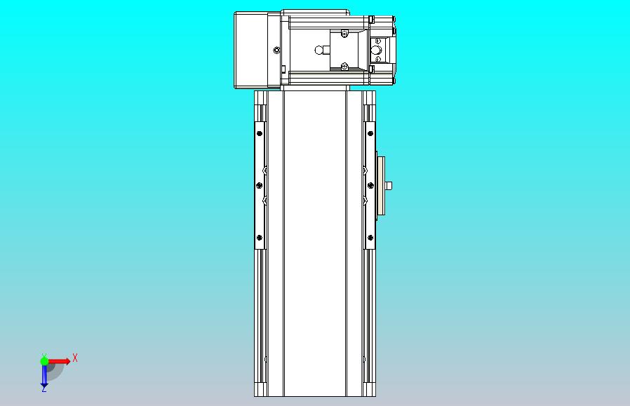 皮带直线轴半封闭可选导轨TPA-HNB-105D-90-L50-RU-Y-P20-N3