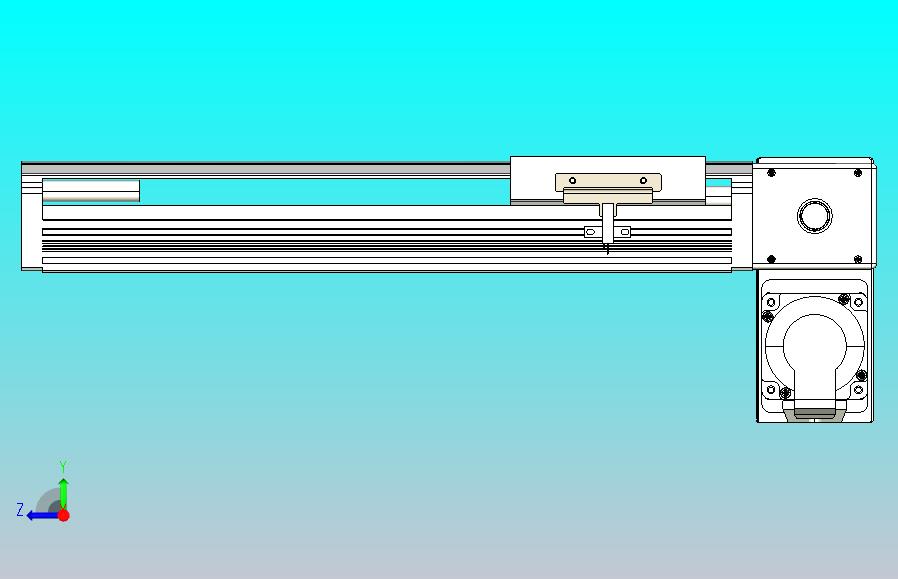 皮带直线轴半封闭可选导轨TPA-HNB-105D-90-L200-RP-C-P20-N3