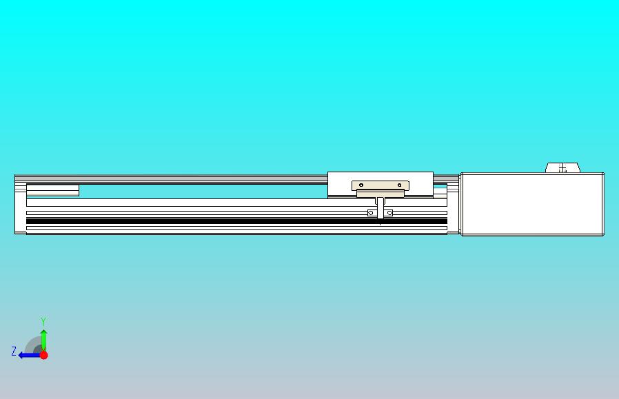皮带直线轴半封闭可选导轨TPA-HNB-105D-90-L250-ML-Y-P20-N3