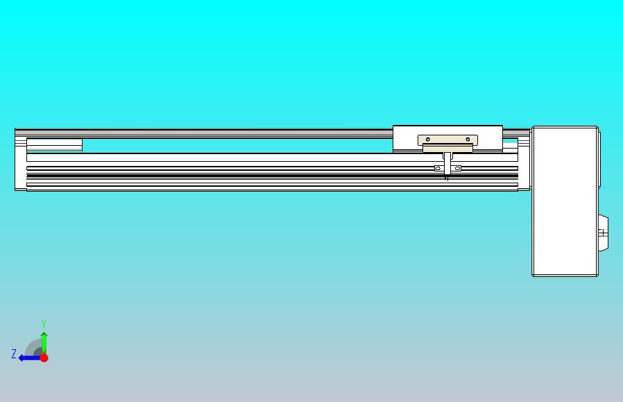 皮带直线轴半封闭可选导轨TPA-HNB-105D-90-L300-LP-Y-P20-N3