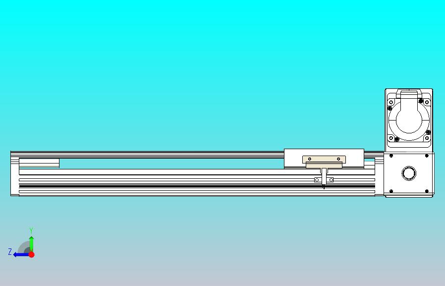 皮带直线轴半封闭可选导轨TPA-HNB-105D-90-L300-RU-Y-P20-N3
