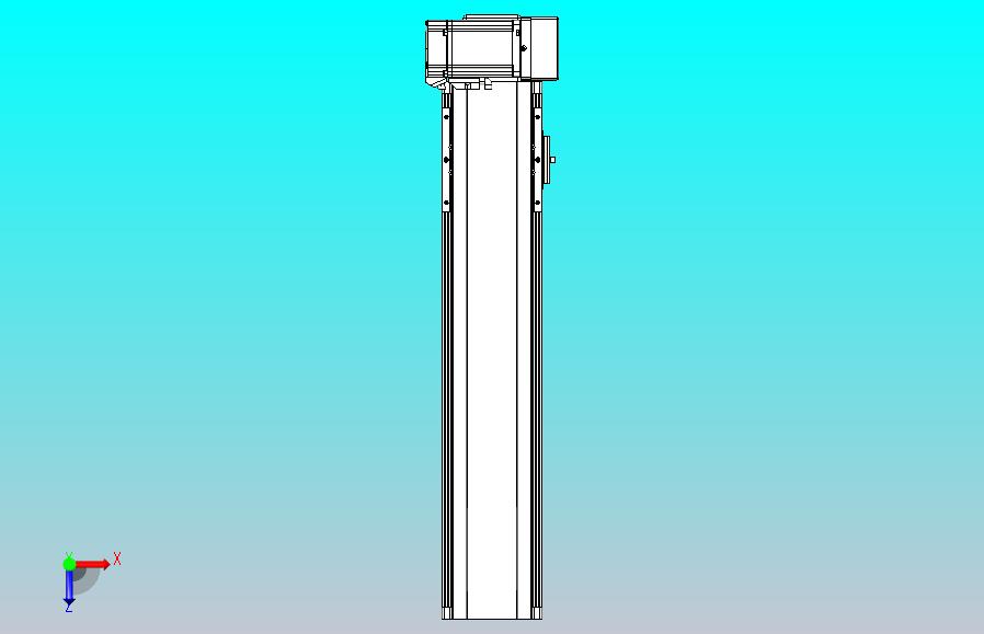 皮带直线轴半封闭可选导轨TPA-HNB-105D-90-L350-LU-Y-P20-N3