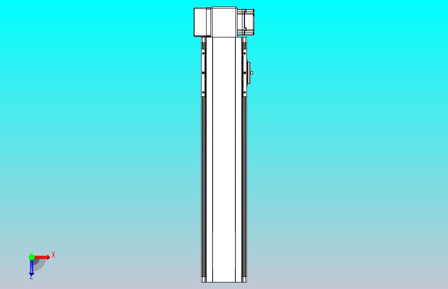 皮带直线轴半封闭可选导轨TPA-HNB-105D-90-L350-RP-Y-P20-N3