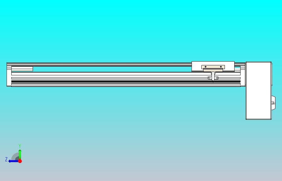 皮带直线轴半封闭可选导轨TPA-HNB-105D-90-L400-LP-Y-P20-N3
