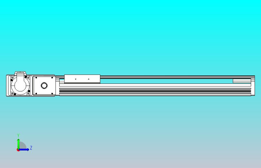 皮带直线轴半封闭可选导轨TPA-HNB-105D-90-L400-ML-Y-P20-N3