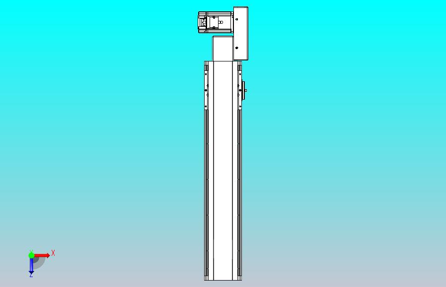 皮带直线轴半封闭可选导轨TPA-HNB-105D-90-L400-ML-Y-P20-N3