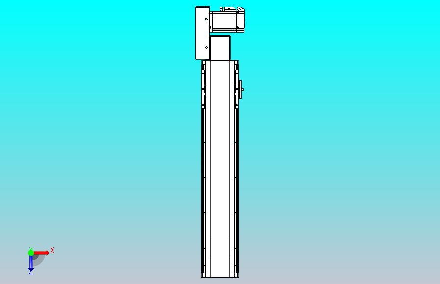 皮带直线轴半封闭可选导轨TPA-HNB-105D-90-L400-MR-Y-P20-N3