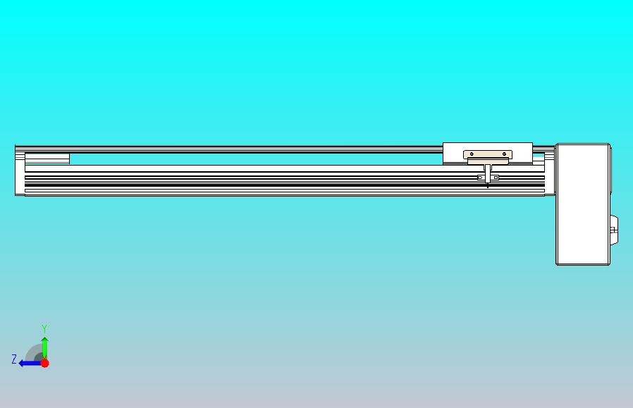 皮带直线轴半封闭可选导轨TPA-HNB-105D-90-L450-LP-Y-P20-N3