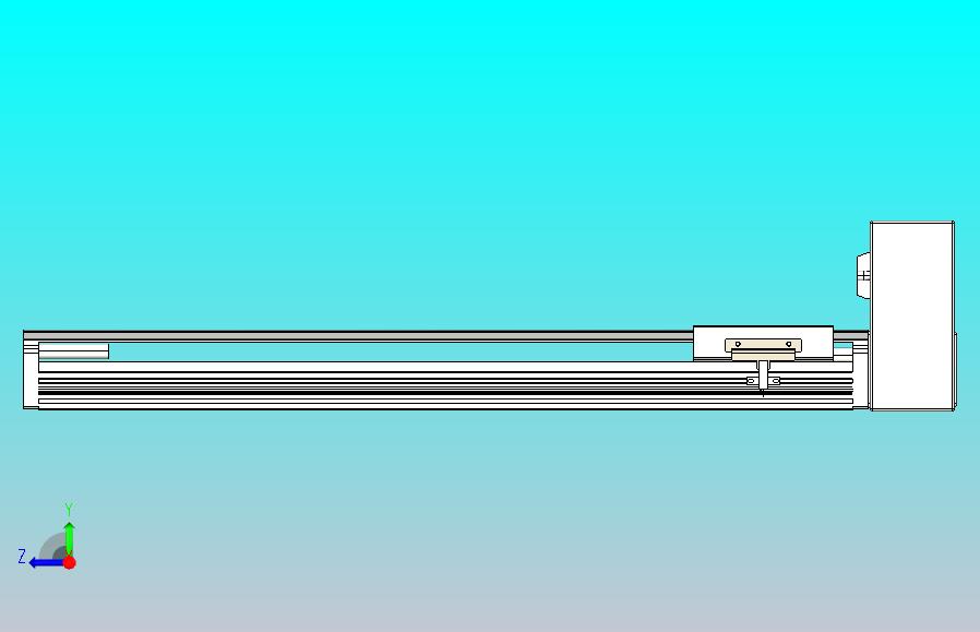 皮带直线轴半封闭可选导轨TPA-HNB-105D-90-L450-LU-Y-P20-N3