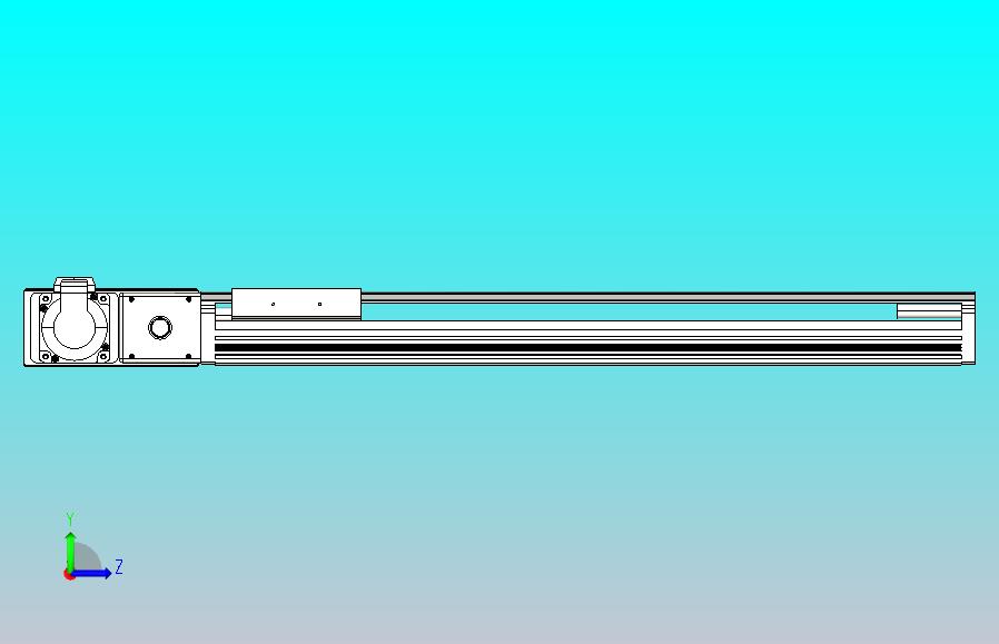 皮带直线轴半封闭可选导轨TPA-HNB-105D-90-L450-ML-Y-P20-N3