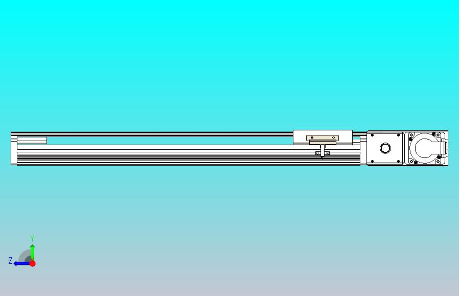 皮带直线轴半封闭可选导轨TPA-HNB-105D-90-L450-MR-Y-P20-N3
