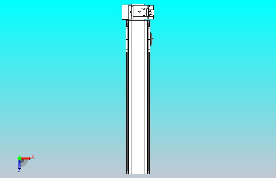 皮带直线轴半封闭可选导轨TPA-HNB-105D-90-L450-RU-Y-P20-N3